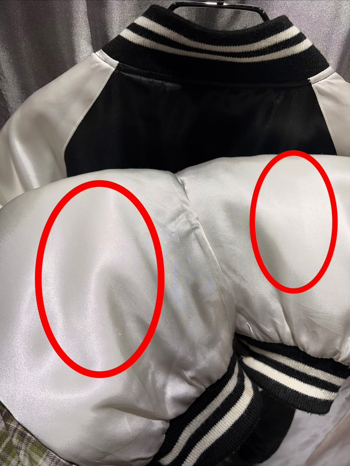 Free JAPAN 용 자수 블랙 배색 스카잔 상품이미지9