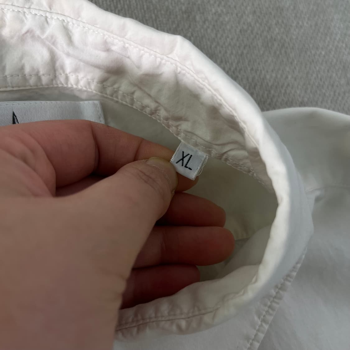 100 스톤아일랜드 와펜 심볼 화이트 코튼 포켓 셔츠 상품이미지4