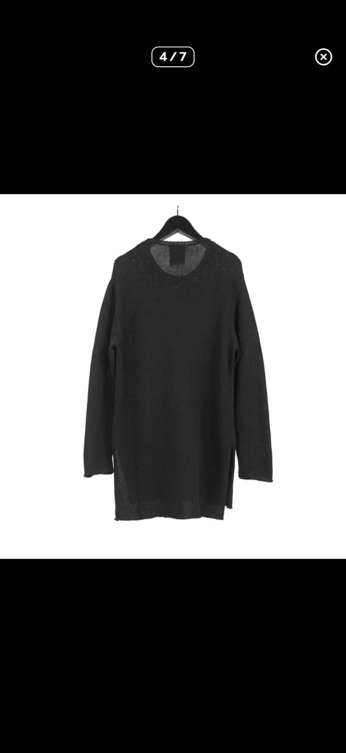 요지야마모토 블랙스캔들 스파이더 웹 니트 상품이미지3