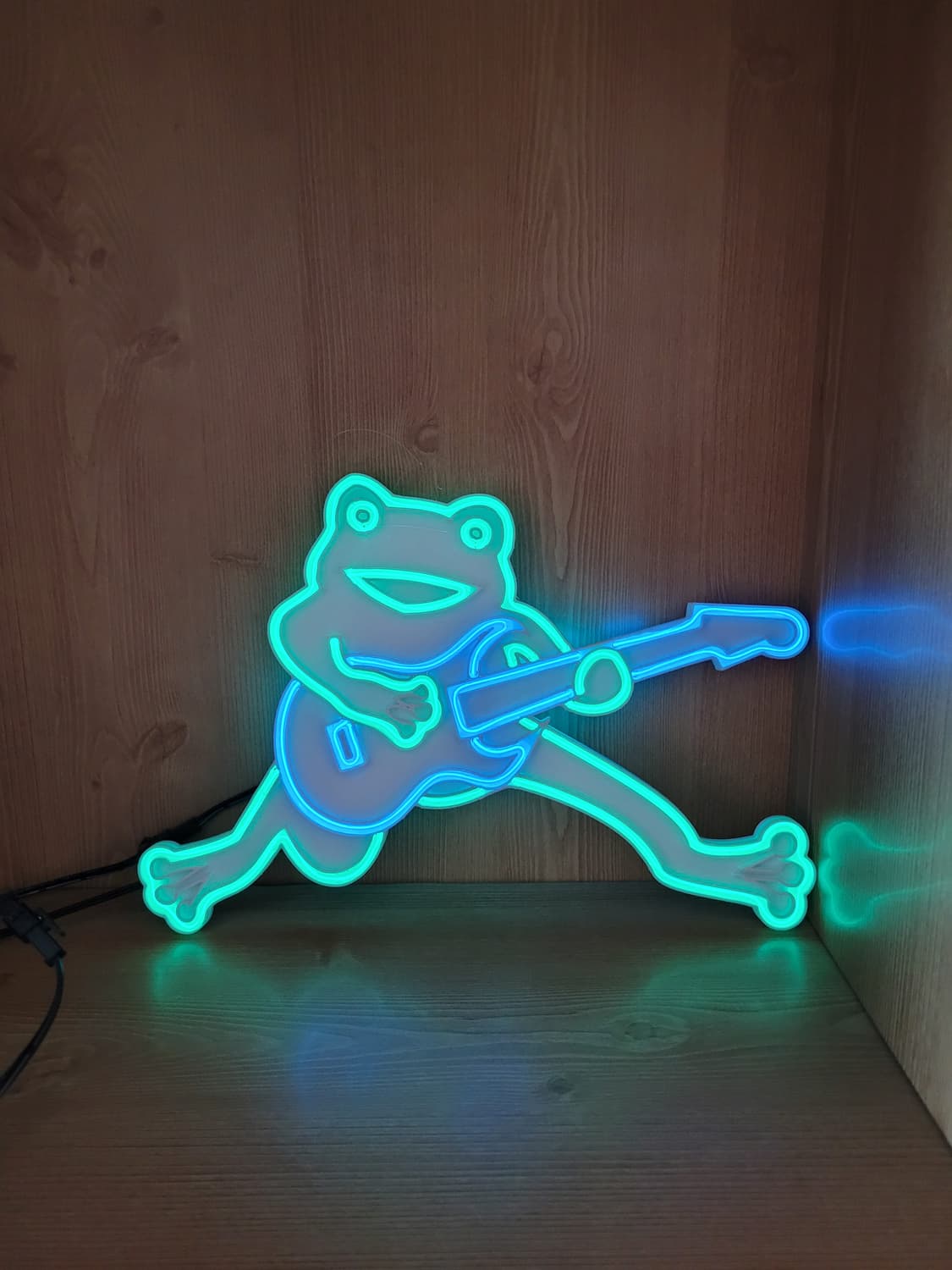 개구리 일렉기타 네온사인 조명 상품이미지4