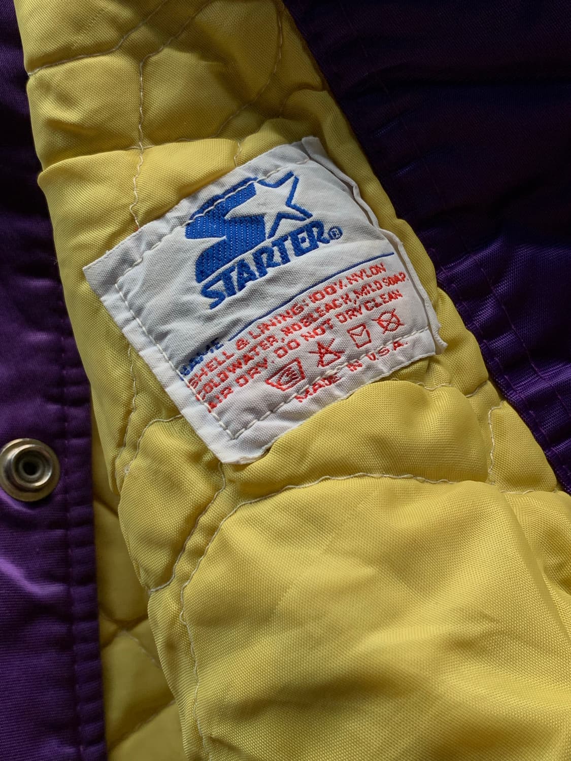 80-90s 스타터 스타디움 자켓 LA 레이커스 상품이미지3