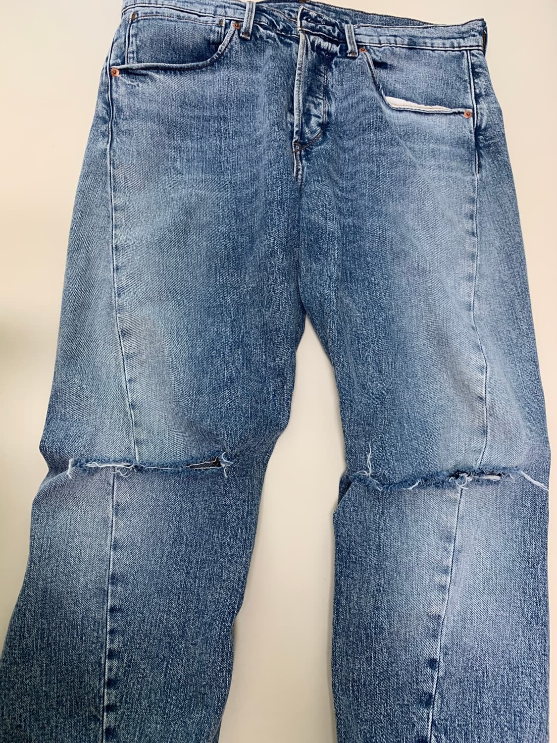 리바이스 LEJ 502 엔지니어드 테이퍼드 핏 찢청 32 상품이미지3