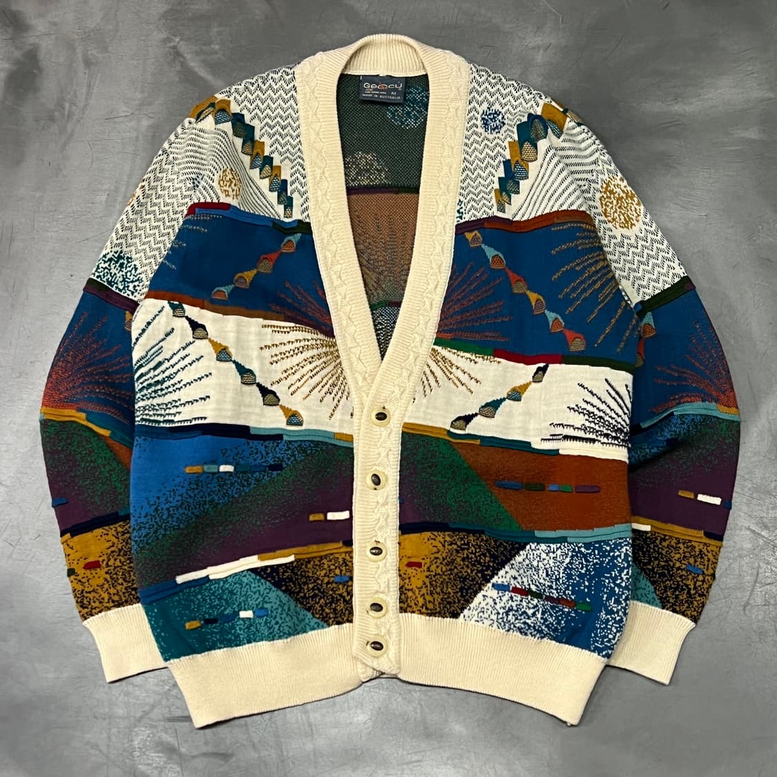  게쿠 케이블 울 가디건 y15508 상품이미지1