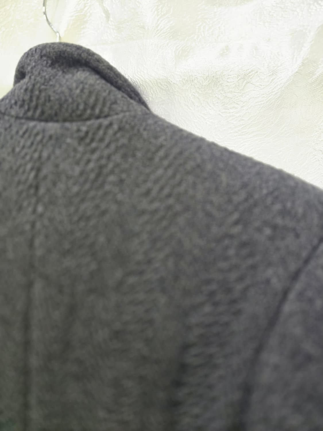 엔 리버티 헤링본 남성 코트 차콜색 상품이미지5