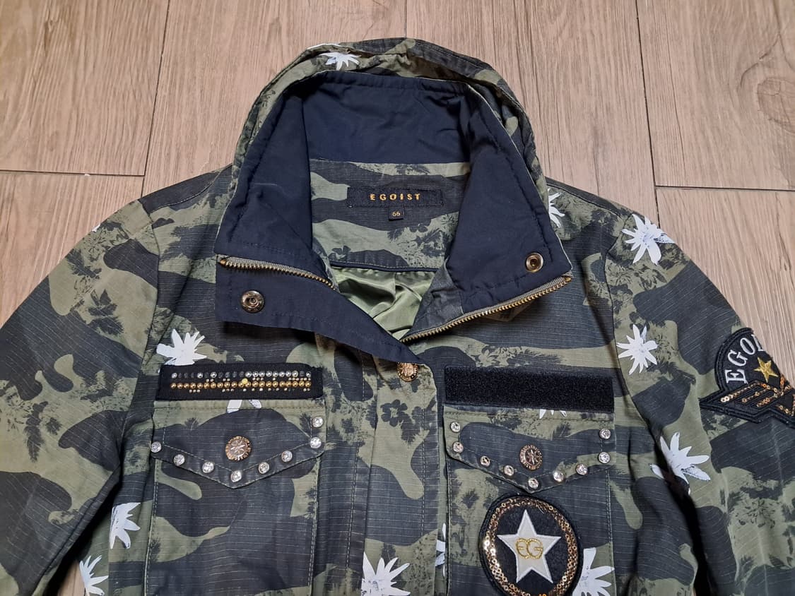 에고이스트 야상 자켓 66 흠집  상품이미지5