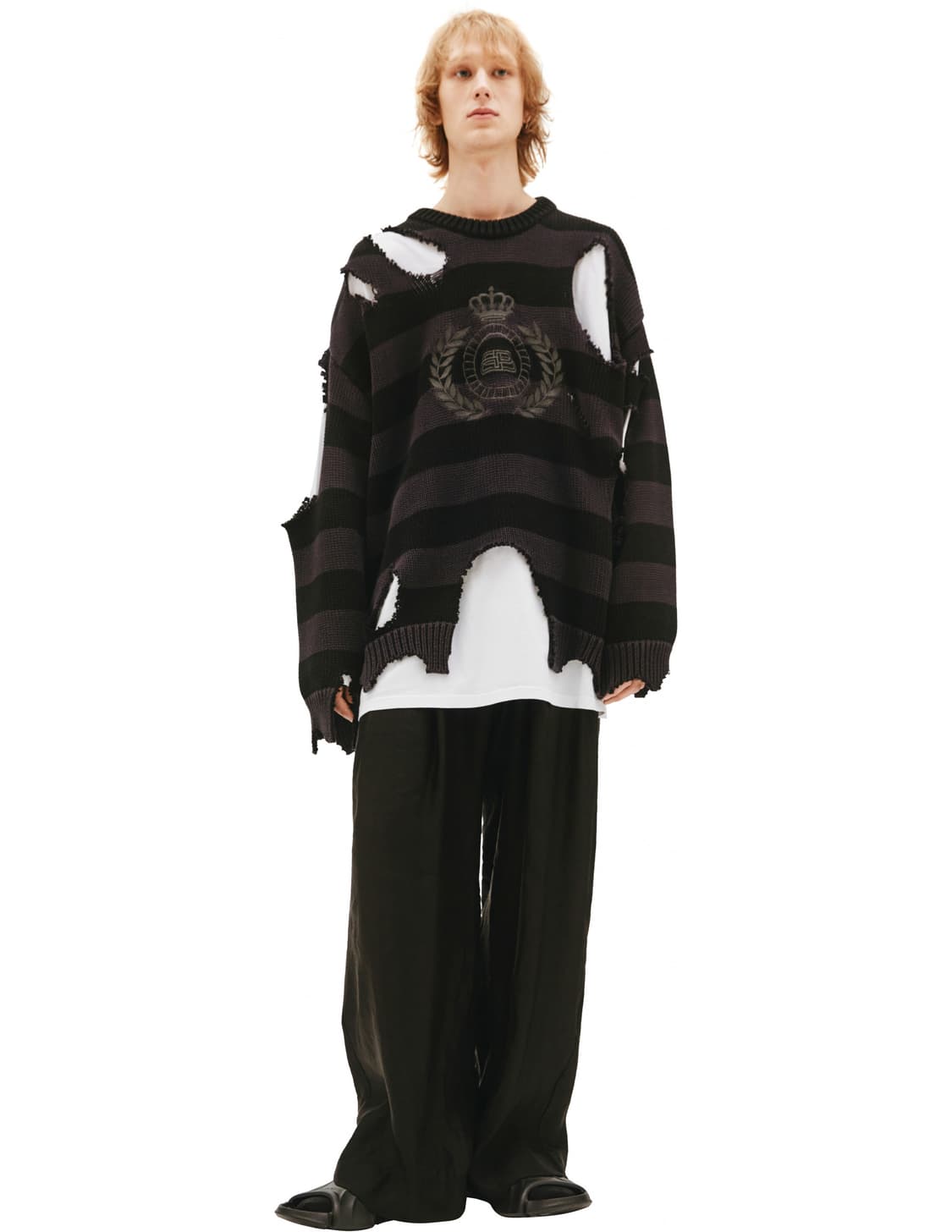 Balenciaga 발렌시아가 디스트로이드 니트 L 상품이미지1