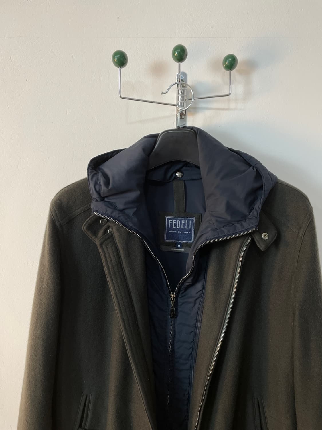 페델리 후드 레이어드 캐시미어 자켓 상품이미지5