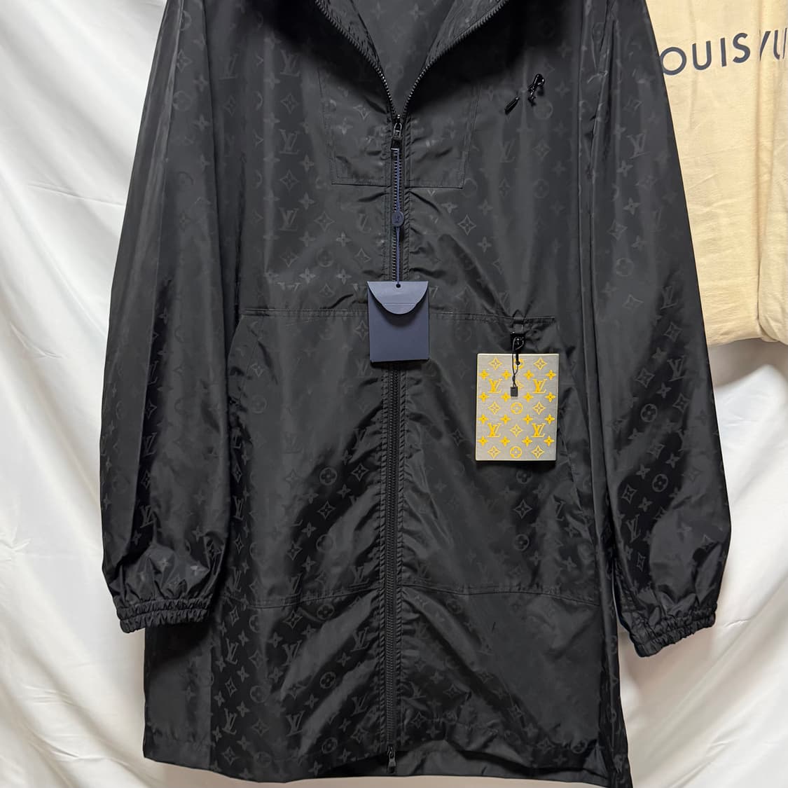 [S+급52] 루이비통 미드 렝스 모노그램 바람막이 자켓 풀구성 상품이미지3
