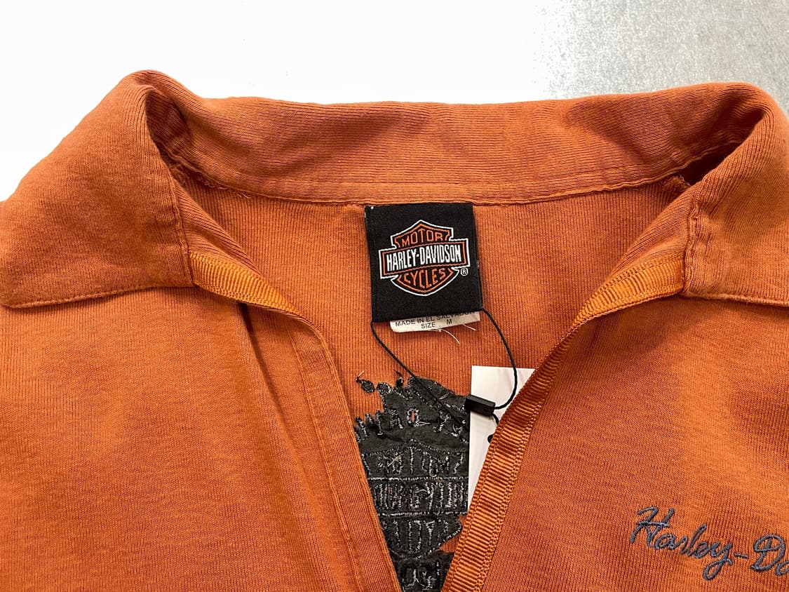 (M) Harley Davidson 할리 자수 카라 반팔티 상품이미지9