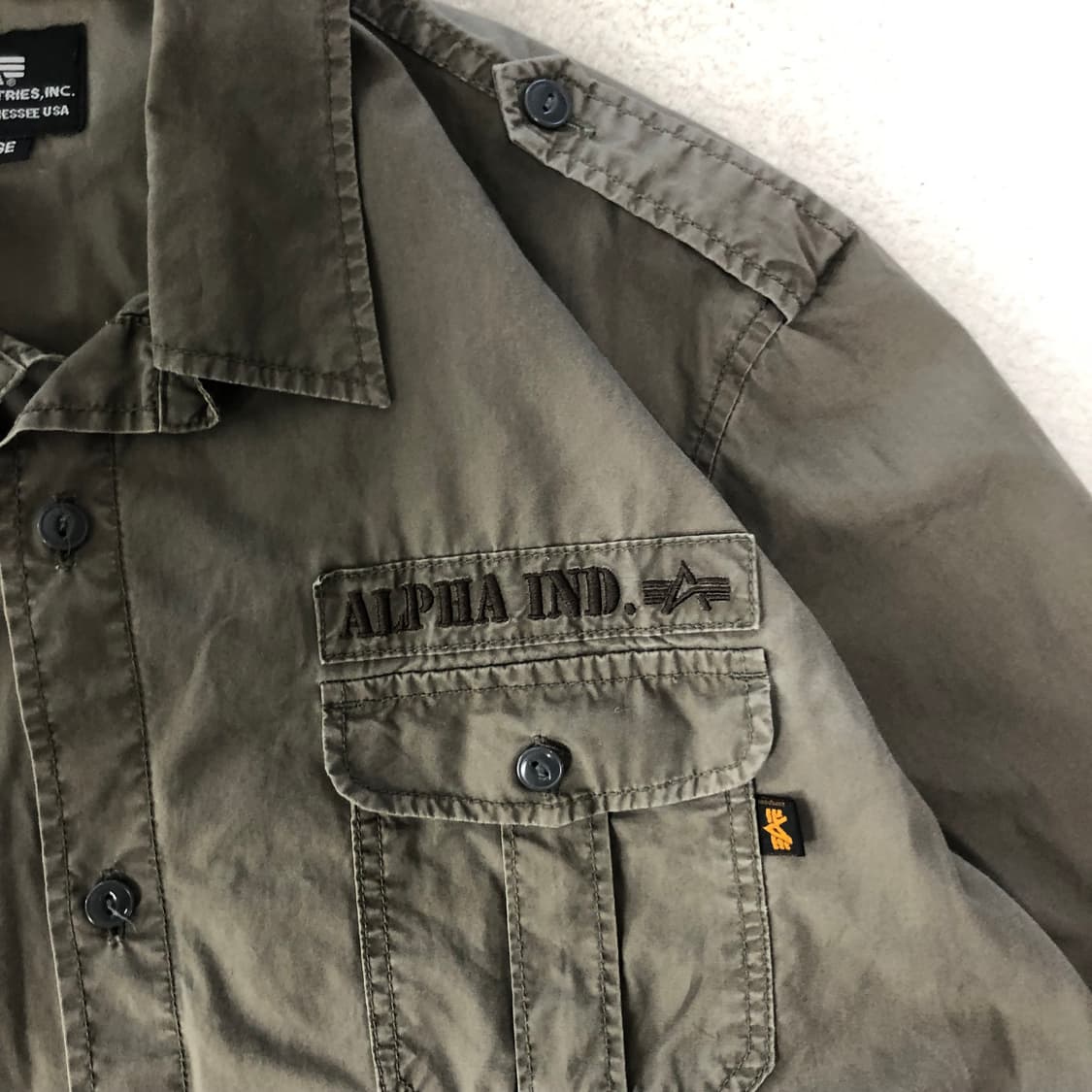알파인더스트리 밀리터리 셔츠 상품이미지6