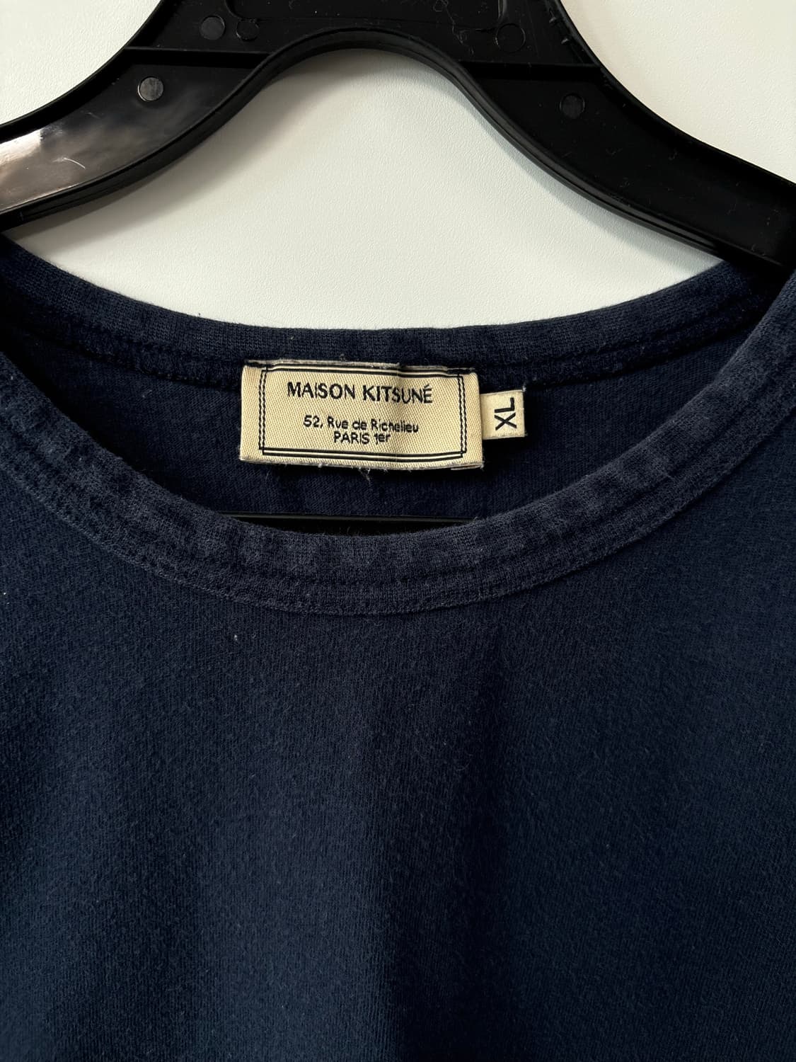 메종키츠네 포켓 네이비 반팔 티셔츠 상품이미지6