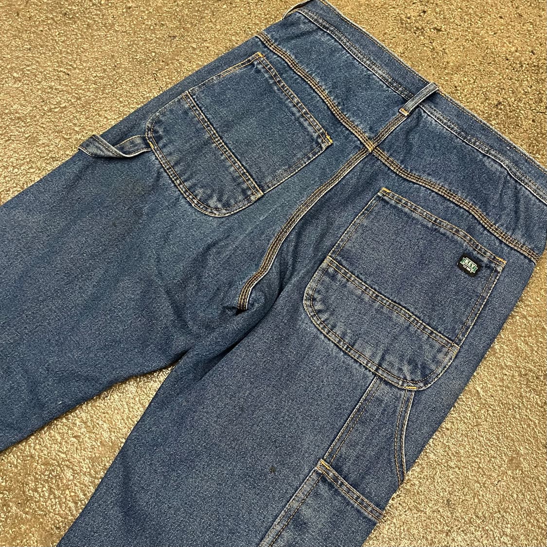 Key 플리스 라인드 데님 카펜터 팬츠 (32“) 상품이미지3