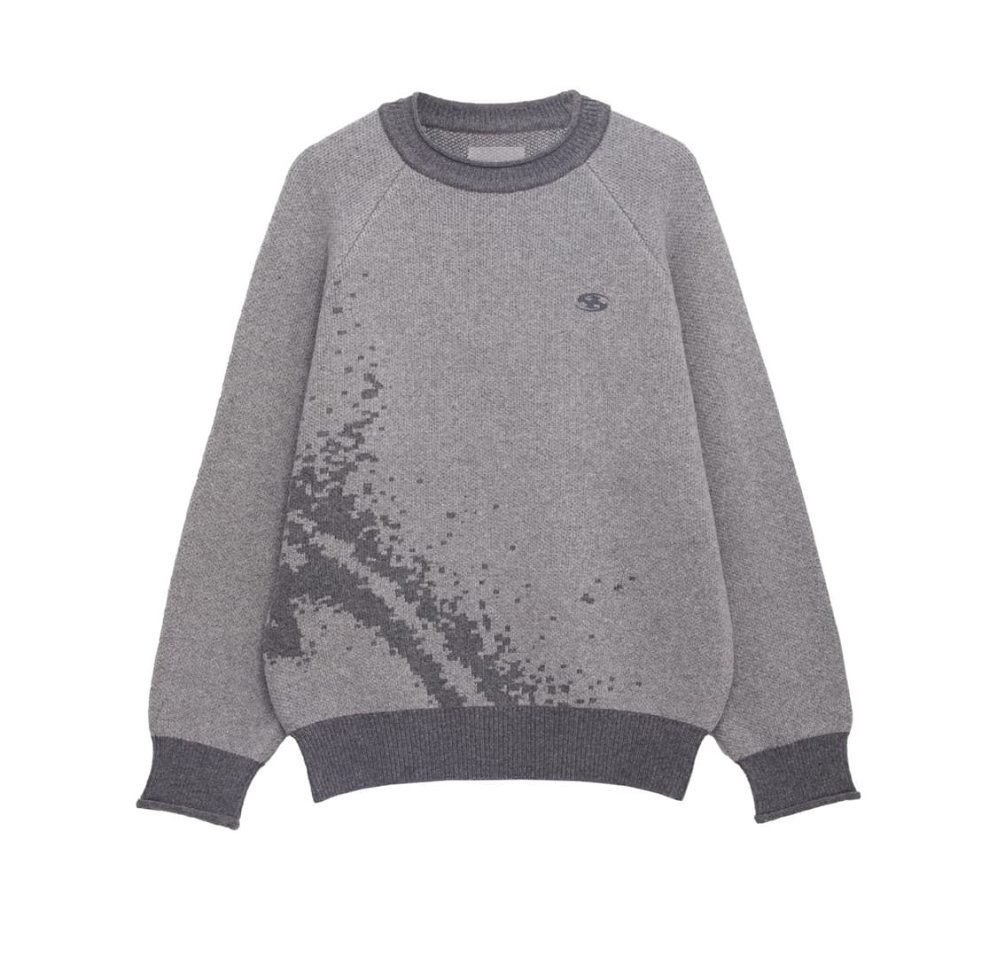 산산기어 니트 MOSAIC KNIT [GREY] 상품이미지1
