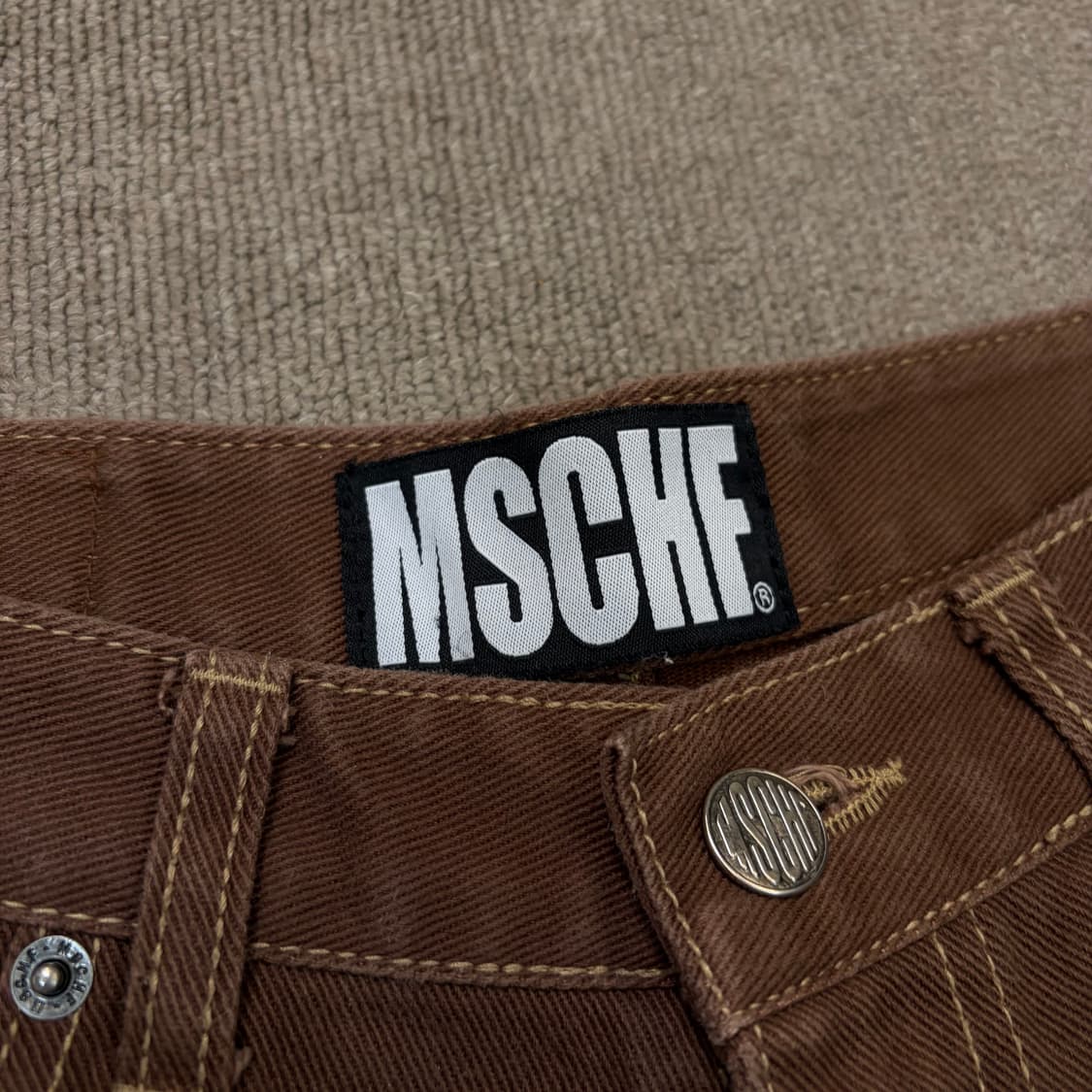 MSCHF 미스치프 브라운 숏팬츠 m  상품이미지2