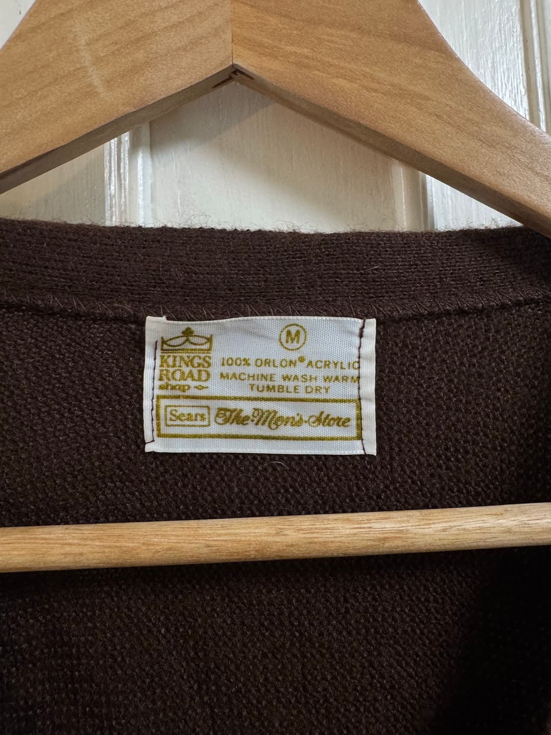 Sears 브라운 니트 가디건 상품이미지3