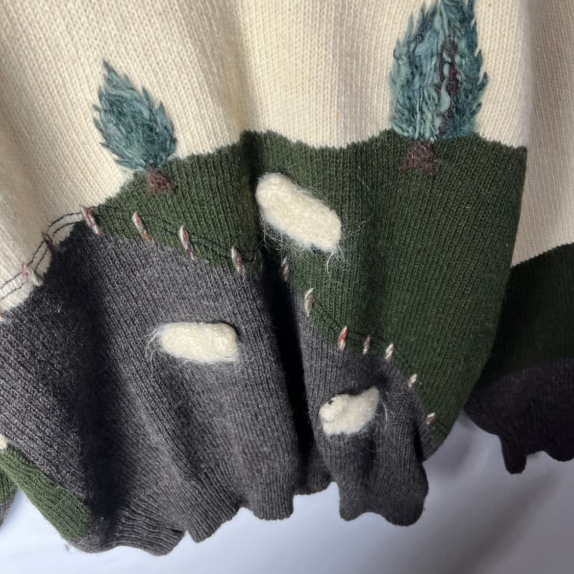 [American Vintage] 메이드 뉴질랜드 양 목장 울 니트 상품이미지5