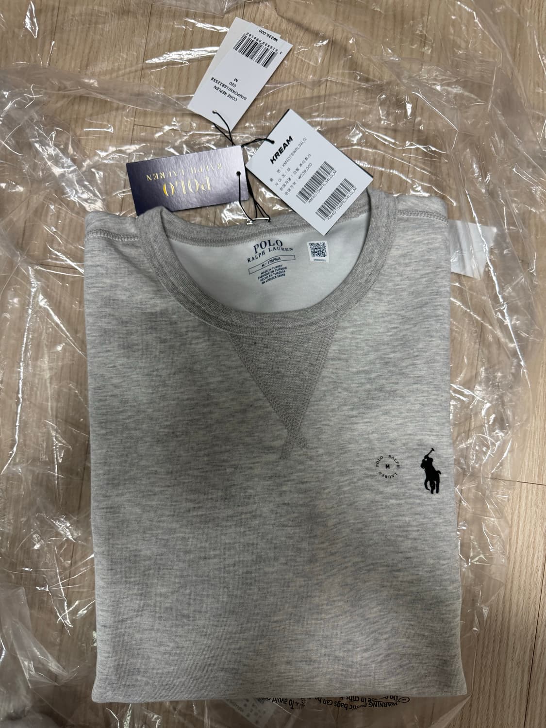 폴로 랄프로렌 더블니트 스웨트셔츠 스웻셔츠 헤더 그레이 상품이미지2