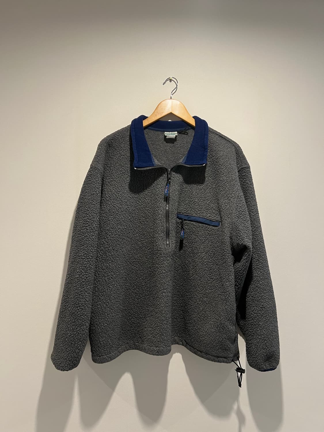 80s 엘엘빈 플리스 풀오버 딥파일 상품이미지1