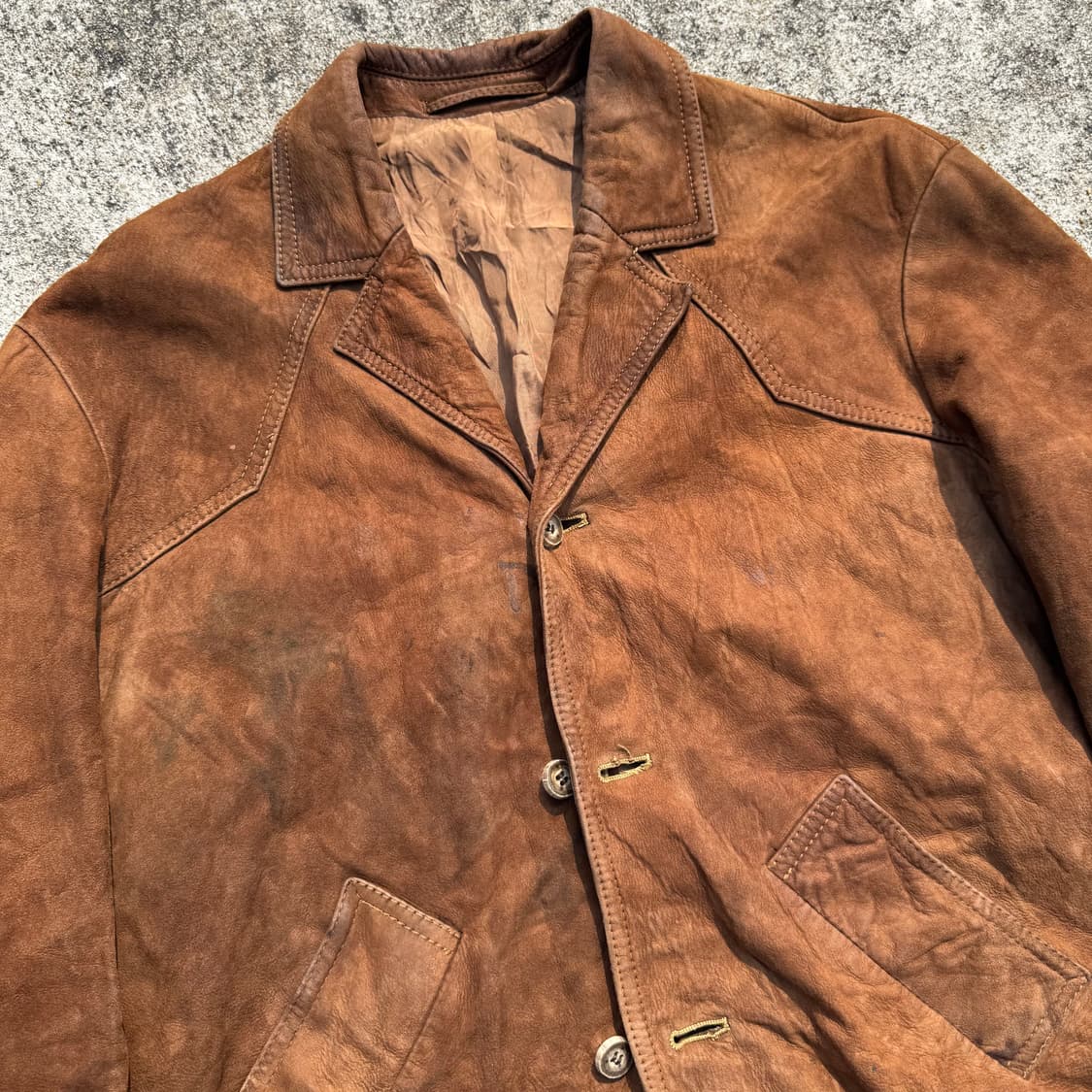 [XL] 빈티지 웨스턴 스웨이드 자켓 상품이미지6