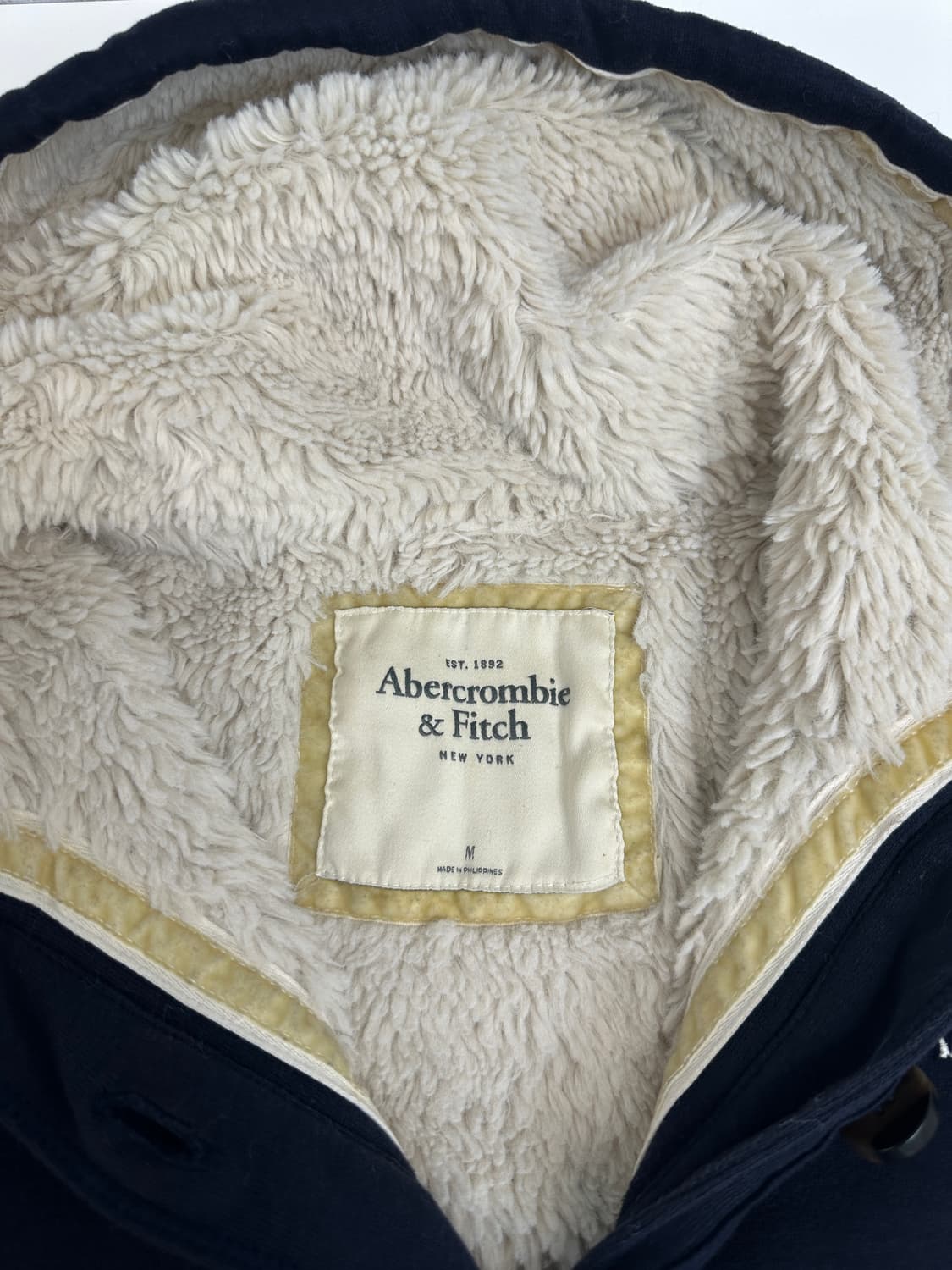 아베크롬비 울프죠 레어 후드집업 자켓 M(네이비) 상품이미지5
