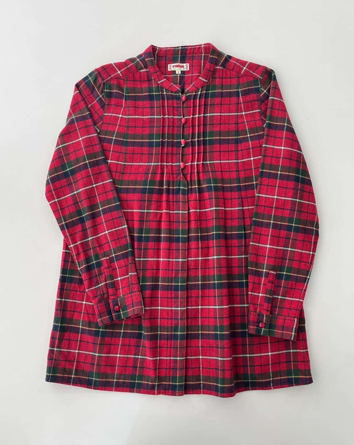 맥그리거 플란넬 튜닉 셔츠 상품이미지1