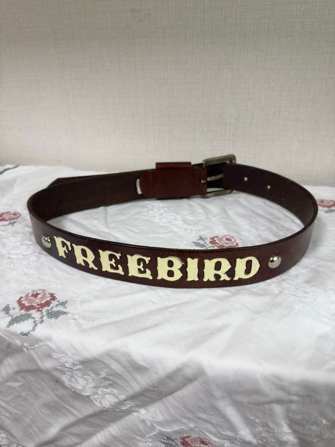 USA 볼드 루프 FREEBIRD 헤비 레더 웨스턴 벨트 상품이미지2