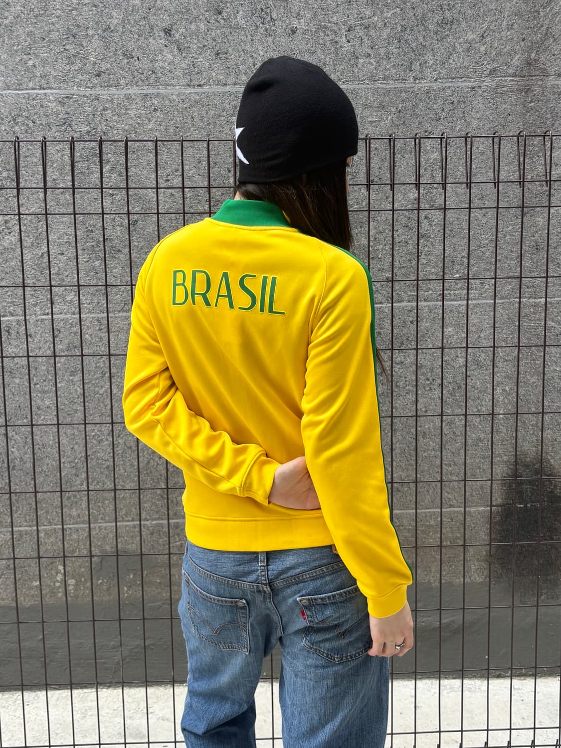 나이키 브라질 옐로우 져지 집업 트랙탑 상품이미지3