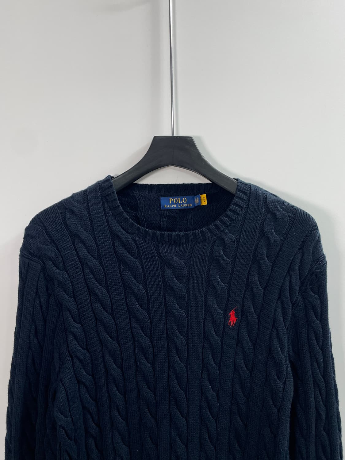 폴로 랄프로렌 케이블 라운드 니트 (on.624) 상품이미지2