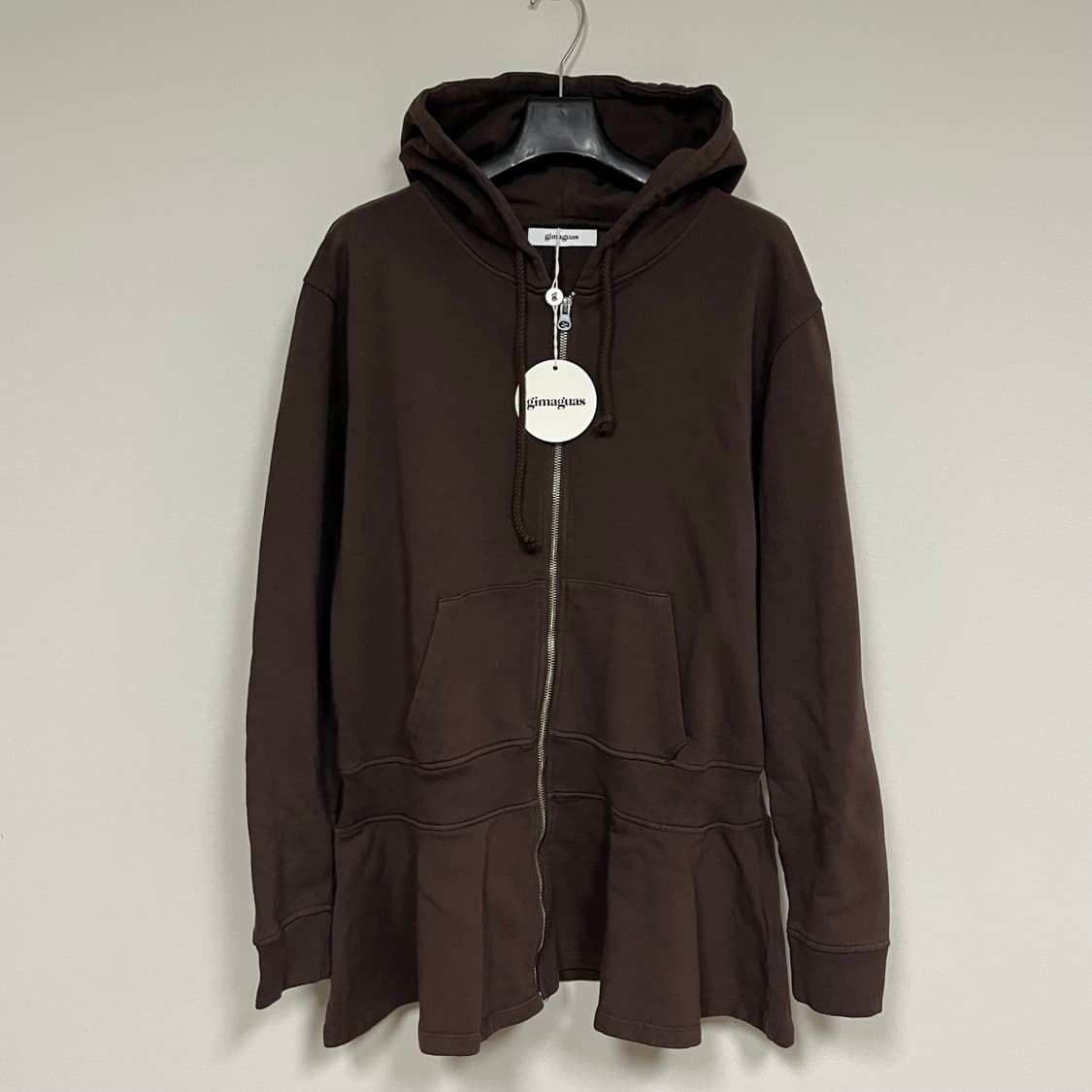 [S,M]기마구아스 Alexia 후드 미니 드레스/브라운 상품이미지2