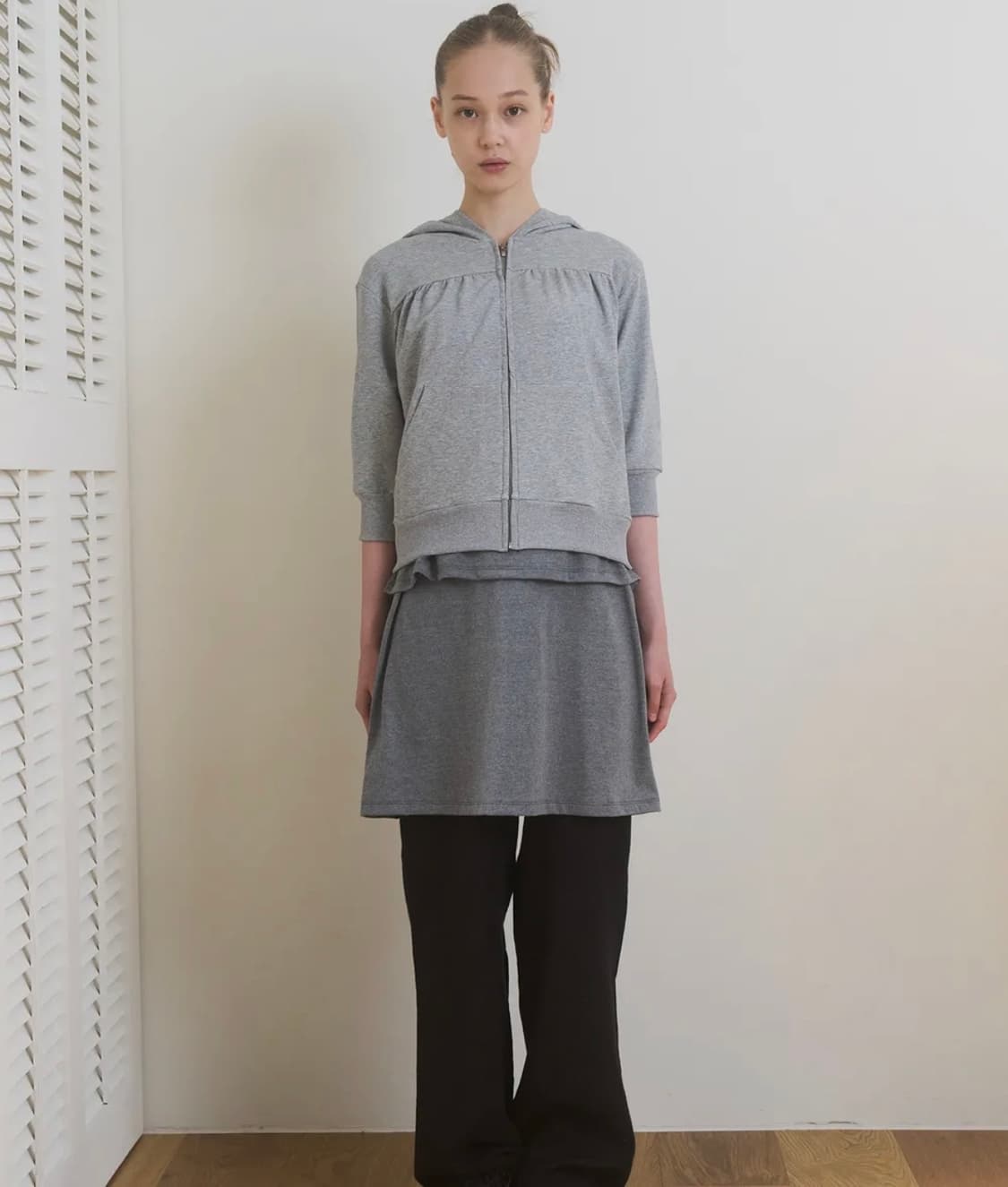 페스토 셔링 집업 후디 문 상품이미지2