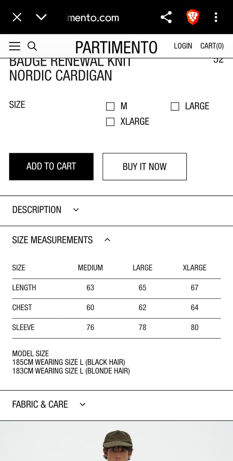 파르티멘토 노르딕 가디건 상품이미지3