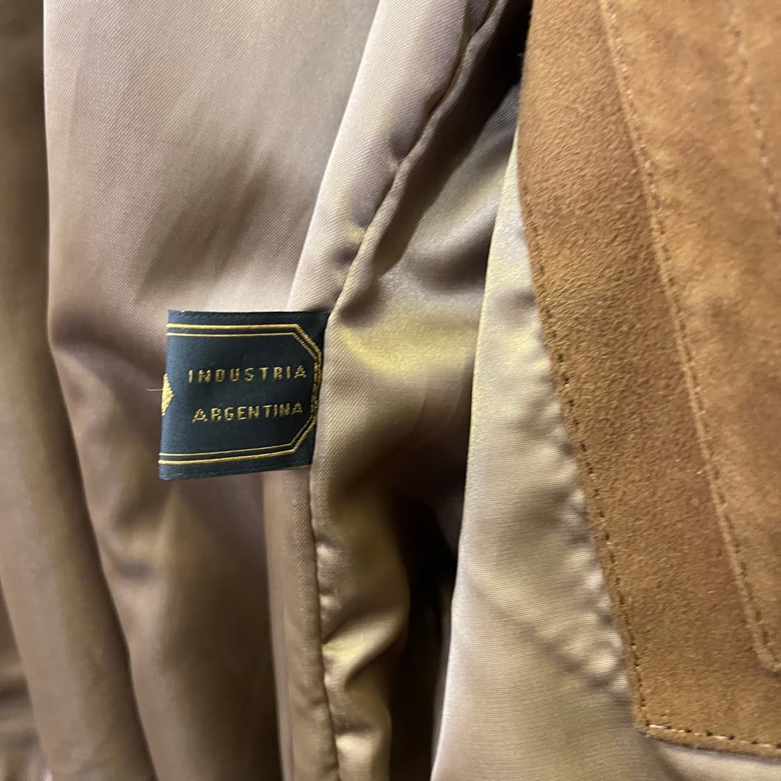 Vintage Sand Brown Suede Blouson Jacket 상품이미지4