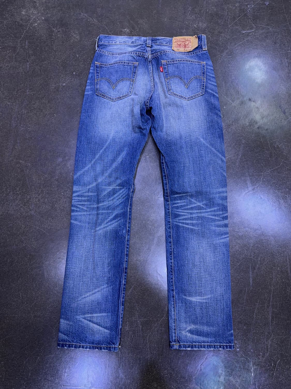 리바이스 501 빈티지 00's 워싱 레귤러핏 데님팬츠 32 상품이미지2