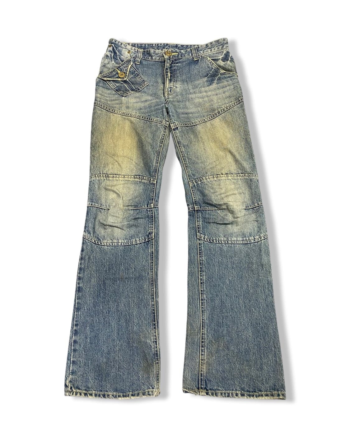 Boots Cut Biker Denim Pants 상품이미지5