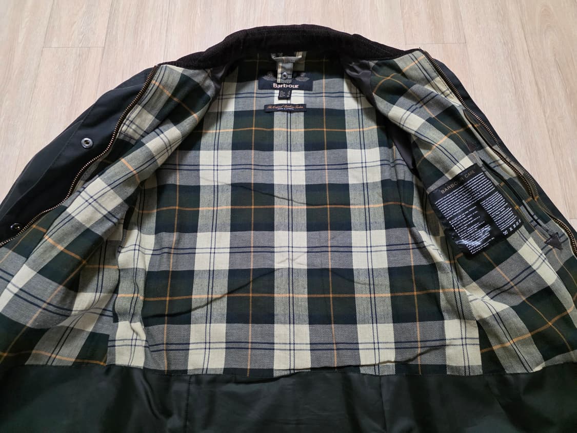 [새상품] 바버 왁스 자켓 세이지컬러 UK8 상품이미지6