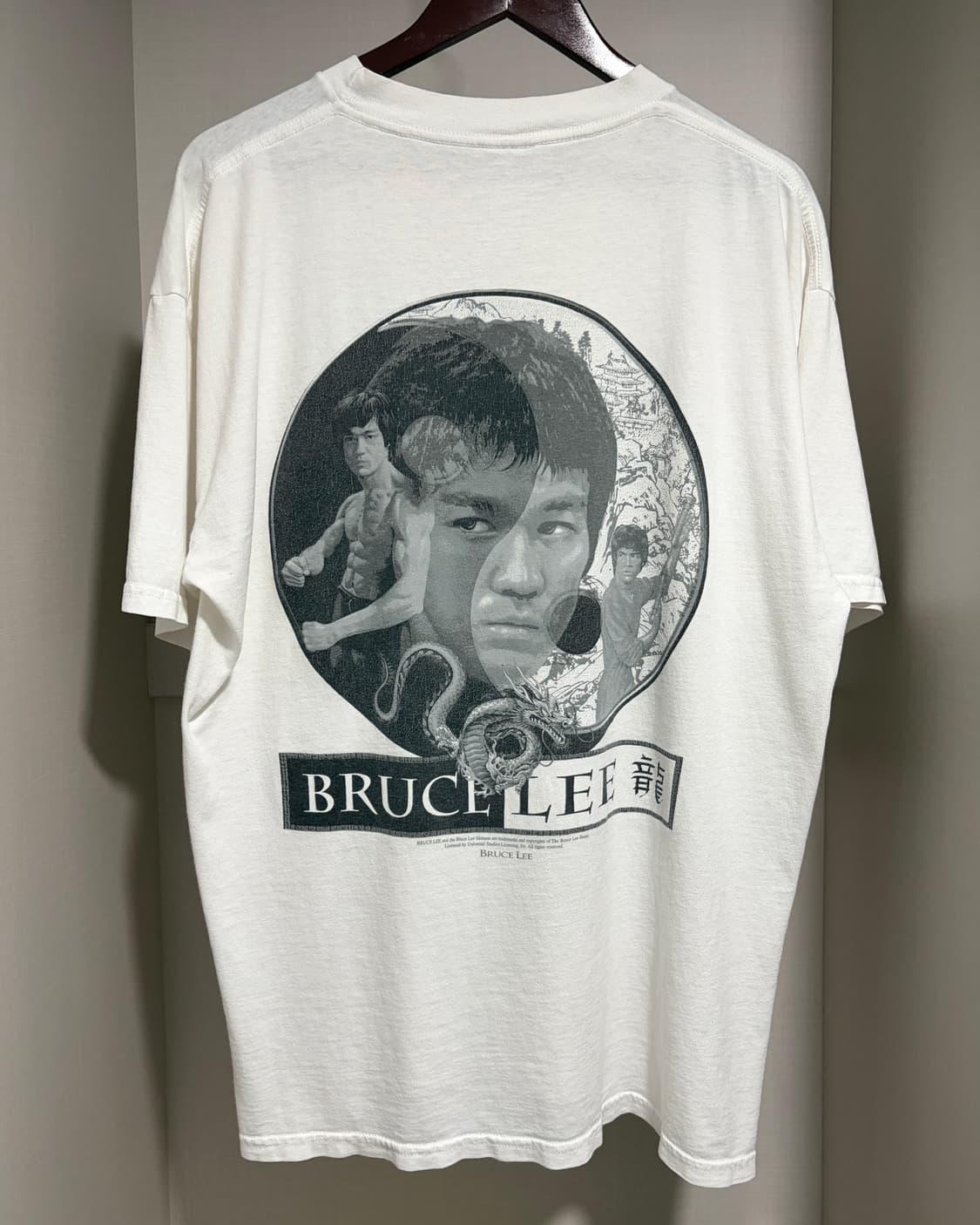 빈티지 90s Bruce Lee 브루스리 영화 티셔츠 상품이미지1