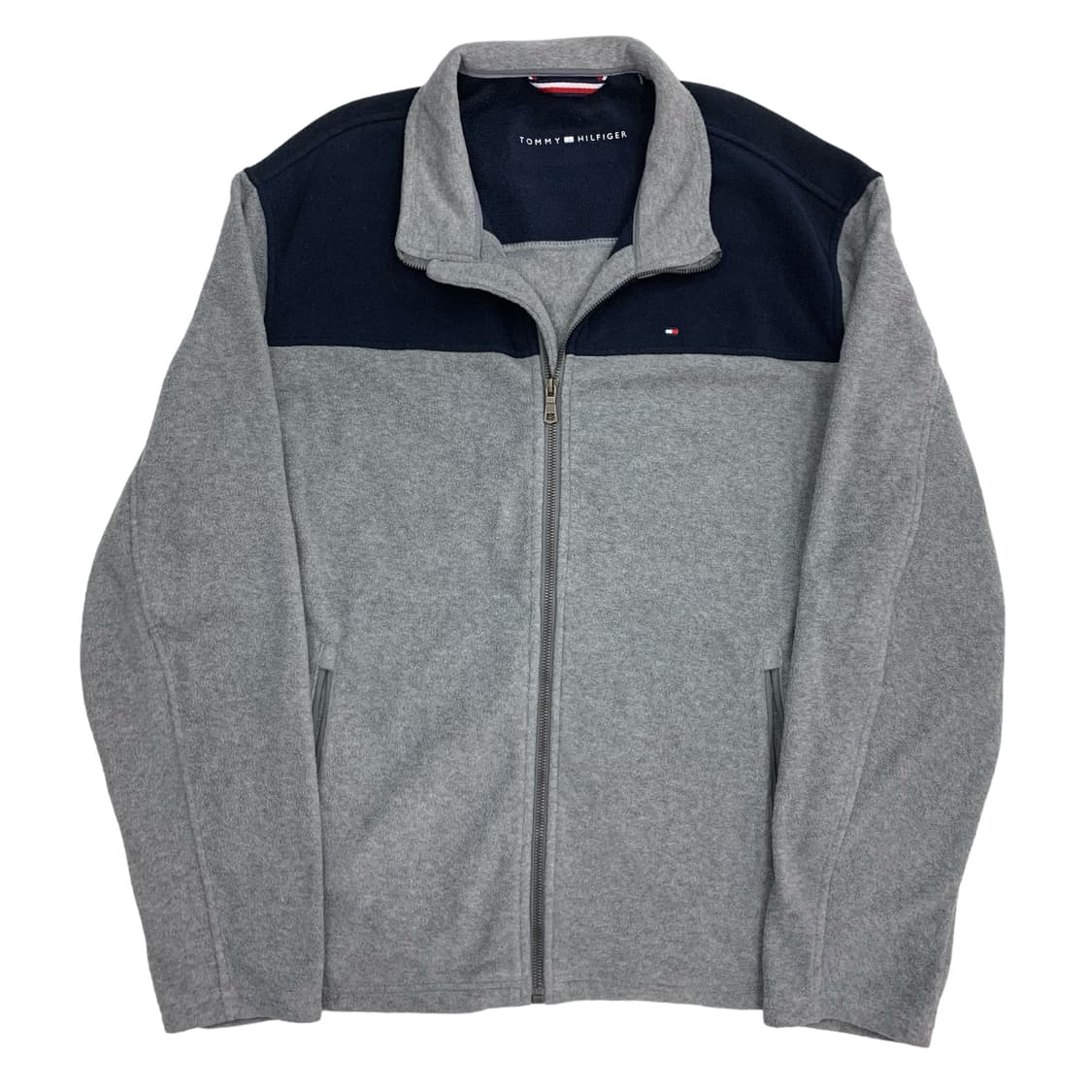 타미힐피거 그레이 후리스집업 상품이미지1