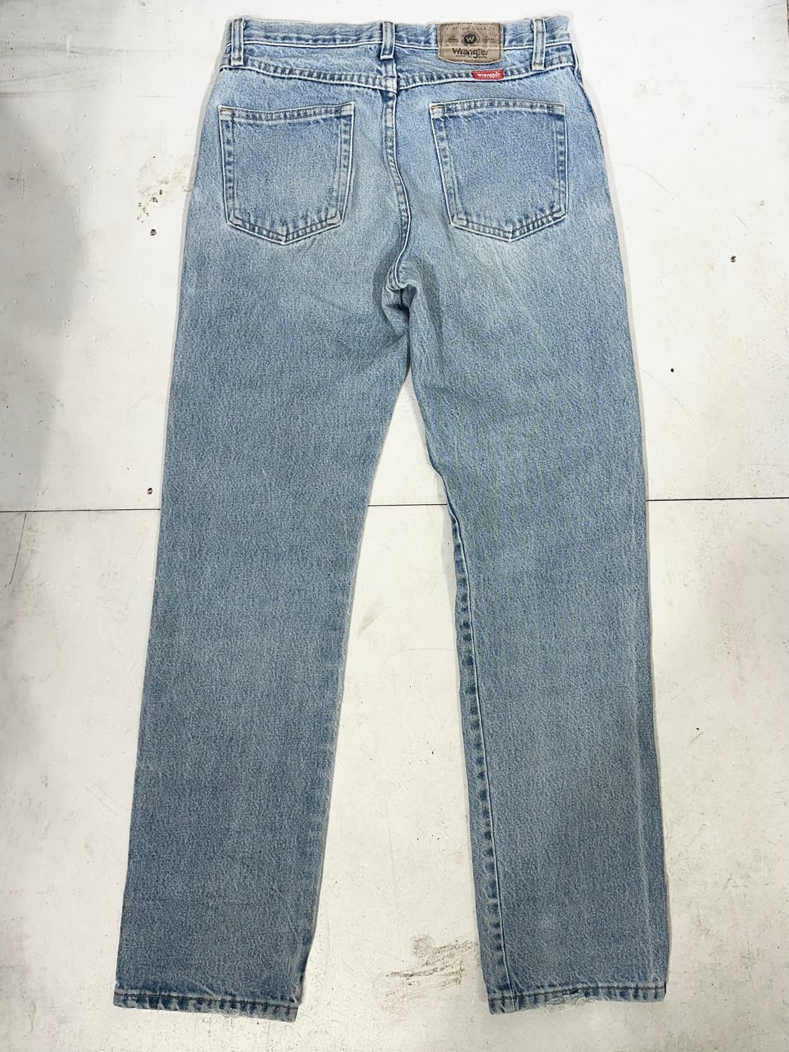 90s 랭글러 오리지널 와이드 연청 데님 청바지  상품이미지5