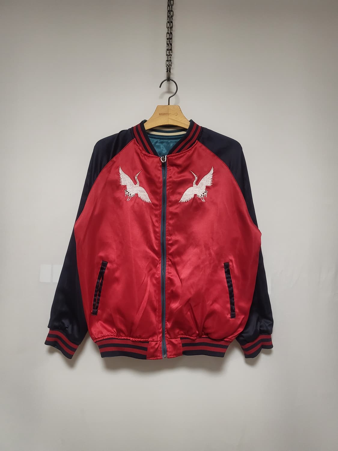 일본빈티지 리버시블 스카잔  상품이미지1