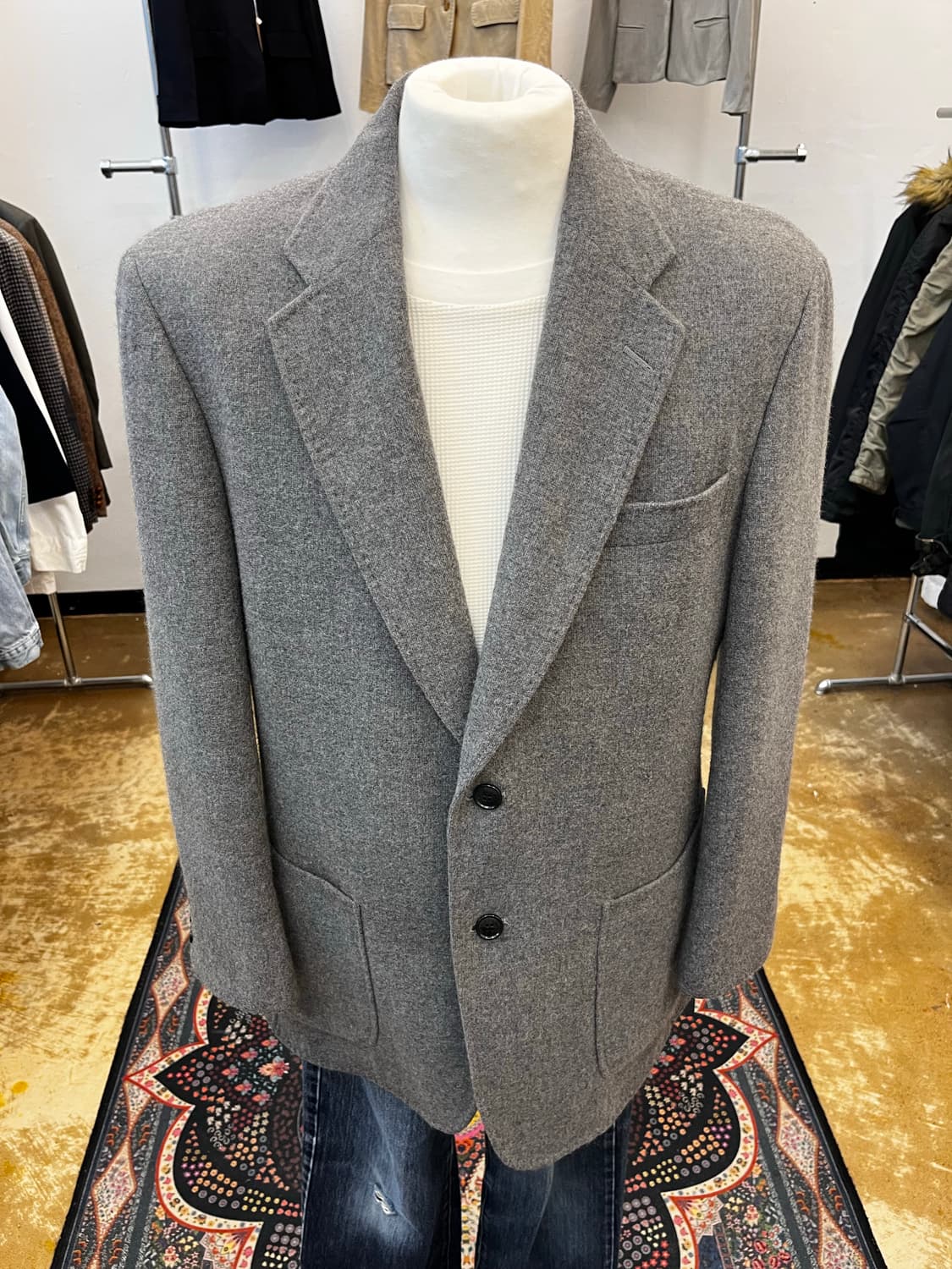 랑방 컬렉션 캐시미어 블렌드 울 테일러드 자켓 상품이미지2