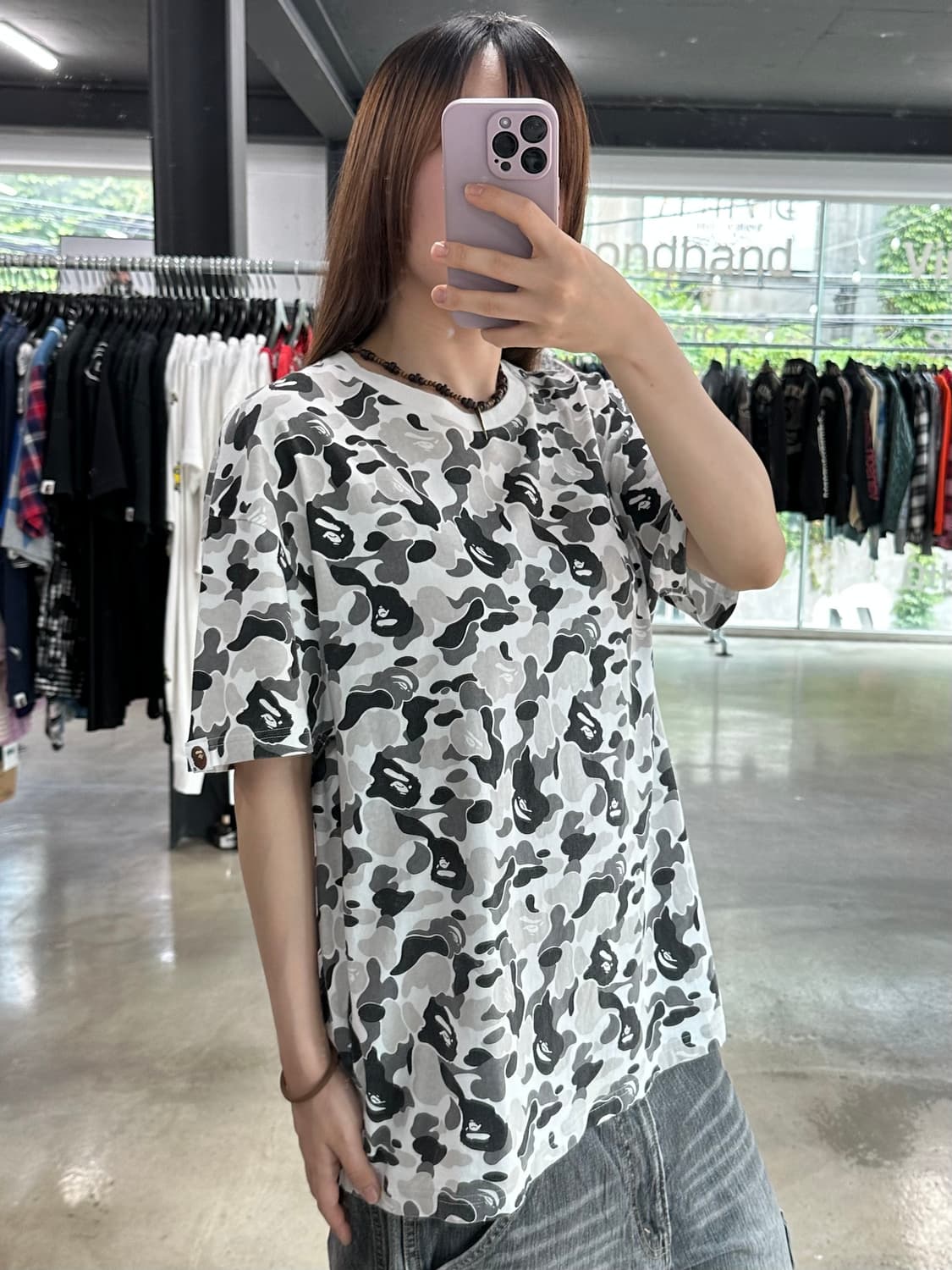 베이프 카모 반팔티셔츠 상품이미지2