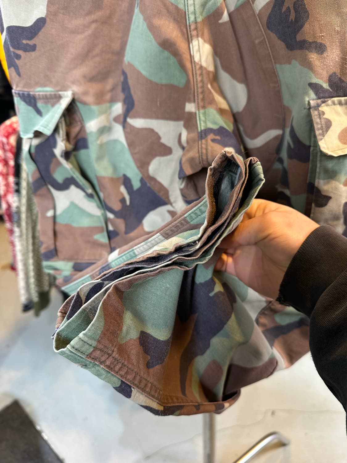 80s Us Army 미군 오리지널 우드랜드 카모 BDU 팬츠 상품이미지8