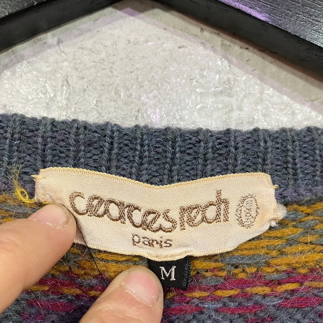 빈티지 패턴 니트 상품이미지5