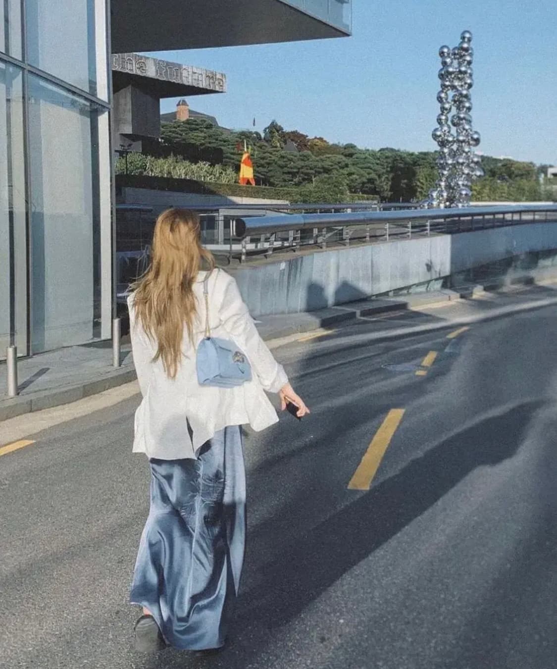 구찌 인터로킹 숄더백 (Sky Blue) 상품이미지1