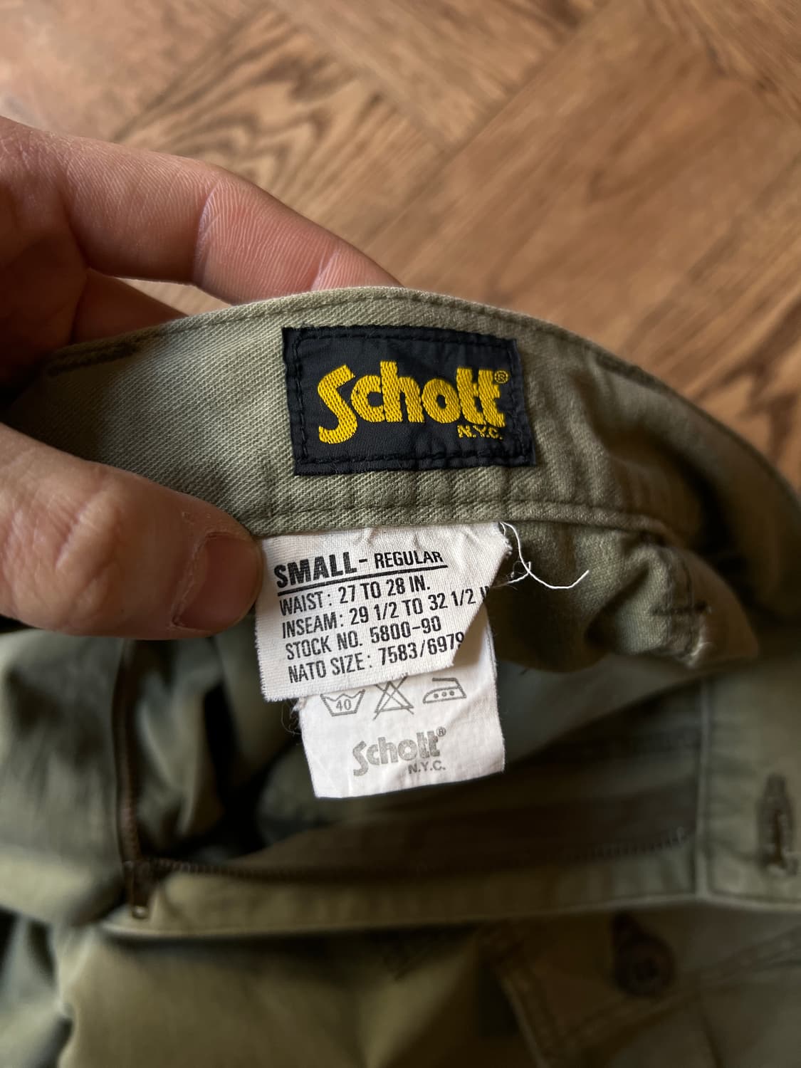 [29]SCHOTT 쇼트 U.S 밀리터리 카고 퍼티그 팬츠 상품이미지9