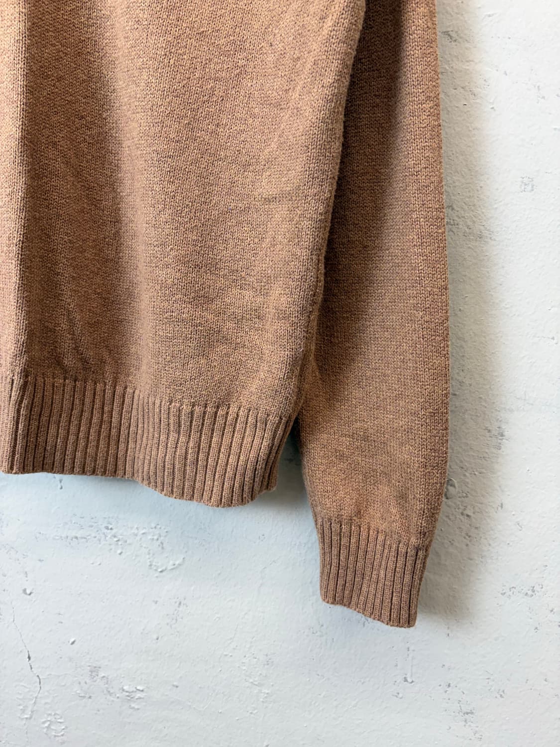 폴로랄프로렌 코튼 반집업 니트 베이지 상품이미지3