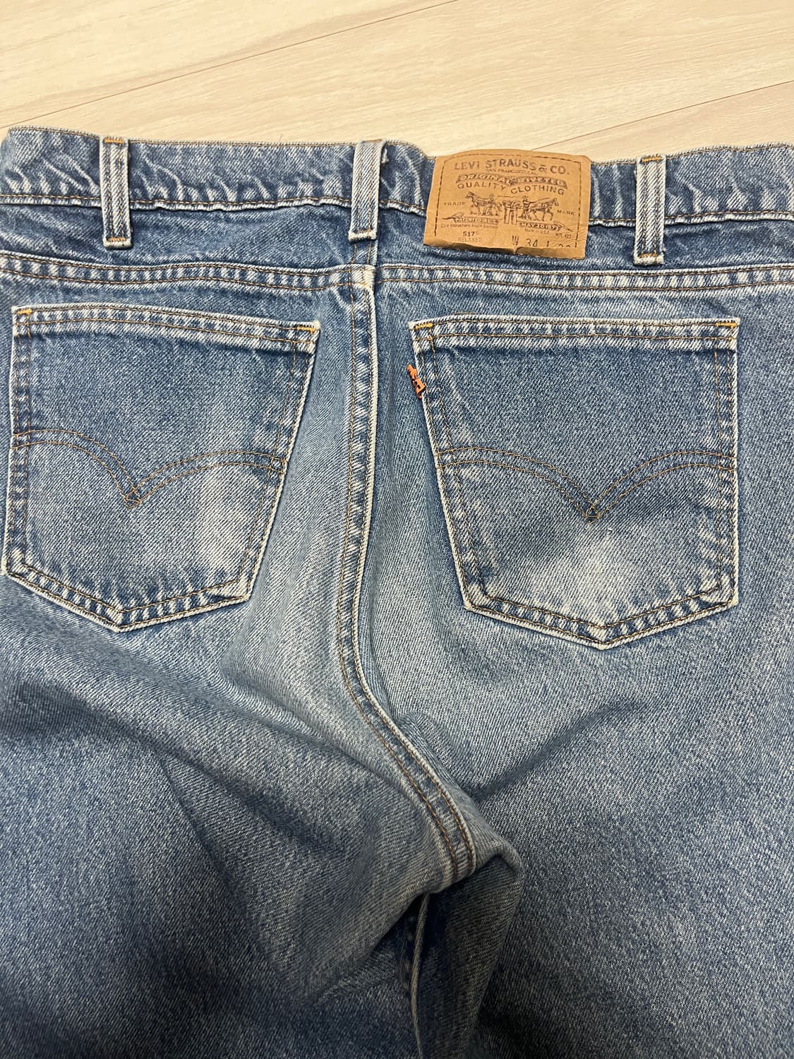 90s Levis 517 RELAXED usa 오렌지탭 34-30 상품이미지7