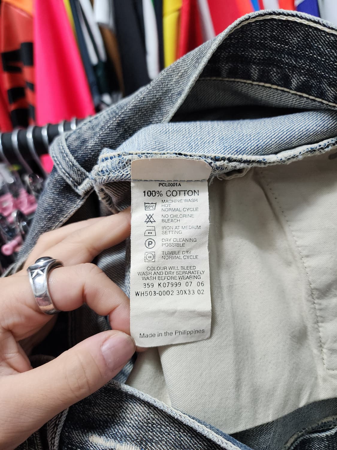 리바이스 503 빈티지 데미지 청바지 상품이미지7