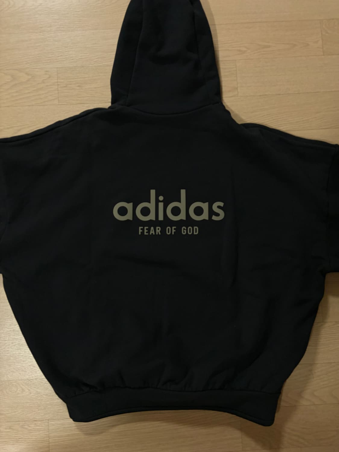 아디다스 x 피어 오브 갓 애슬레틱스 헤비 플리스 후드 us L사이즈 상품이미지2