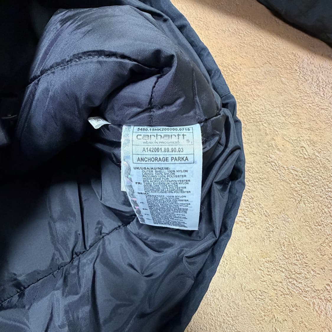 칼하트 앵커리지 투웨이 야상 패딩 파카 상품이미지5